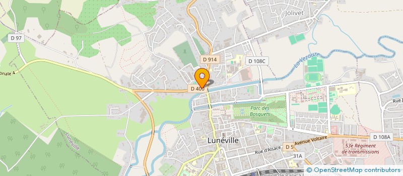 localisation de l'entreprise FAMILY PIZZA à LUNEVILLE