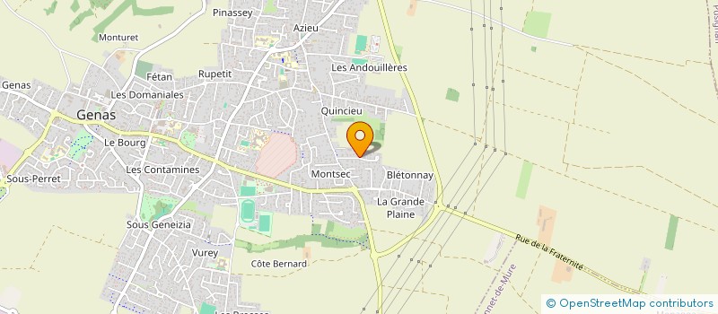 localisation de l'entreprise FAMILY PROD à GENAS