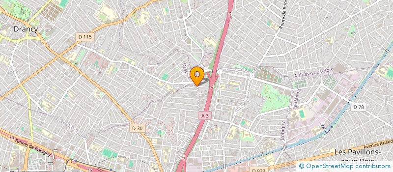 localisation de l'entreprise FAMILY PROJECT  BOBIGNY