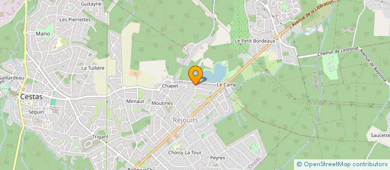 localisation de l'entreprise FAMILY RUN AND GYM  CESTAS