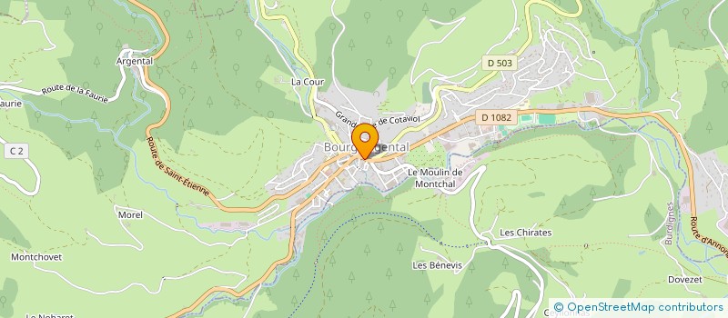 localisation de l'entreprise FAMILY'S BOUTIC  BOURG-ARGENTAL