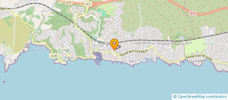 localisation de l'entreprise FAMILY'S DREAM  SAUSSET-LES-PINS