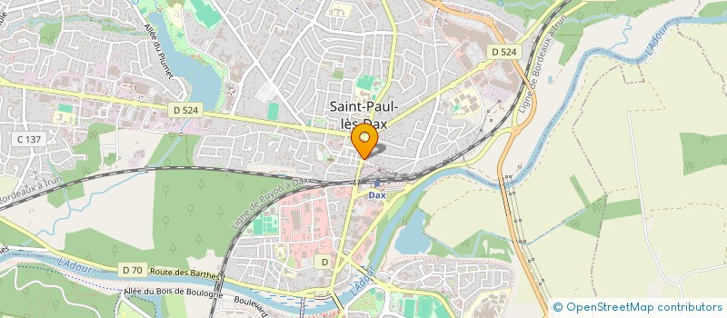 localisation de l'entreprise FAMILY'S FOOD L.M. à SAINT-PAUL-LES-DAX