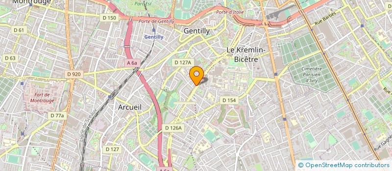 localisation de l'entreprise FAMILY SPORT à GENTILLY