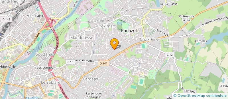 localisation de l'entreprise FAMILY SPORTS 87 à PANAZOL