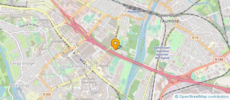 localisation de l'entreprise FAMILY TAXI  PONTOISE