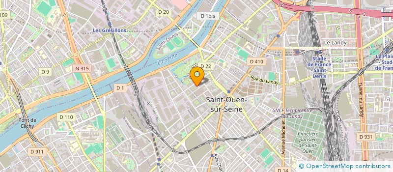 localisation de l'entreprise FAMILY TRANSPORTS à SAINT-OUEN-SUR-SEINE