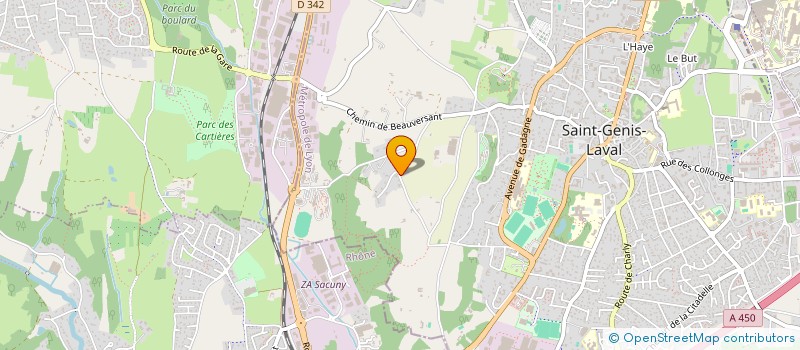 localisation de l'entreprise FAMILY-TREE  SAINT-GENIS-LAVAL