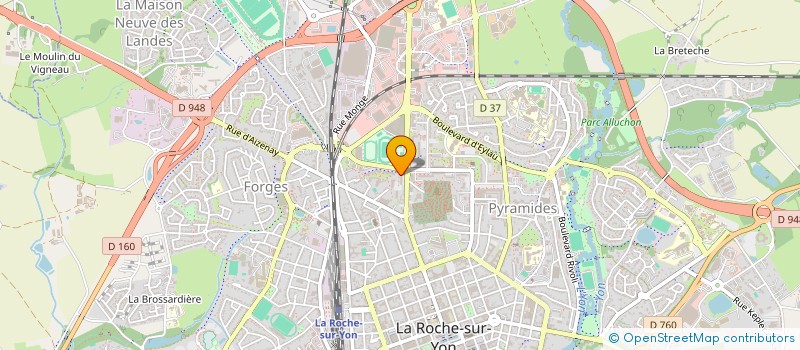 localisation de l'entreprise FAMILY U à LA ROCHE-SUR-YON