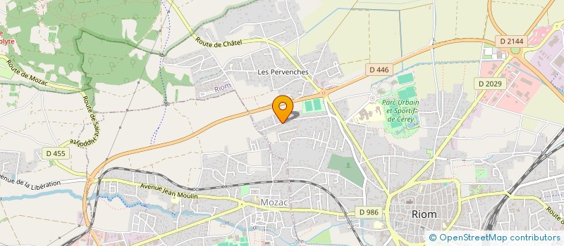 localisation de l'entreprise FAMILY VB  RIOM