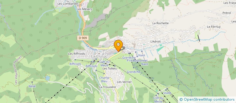 localisation de l'entreprise FAMILY VEUVE INVEST à LA CLUSAZ