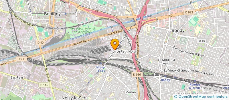 localisation de l'entreprise FAMILYA à NOISY-LE-SEC