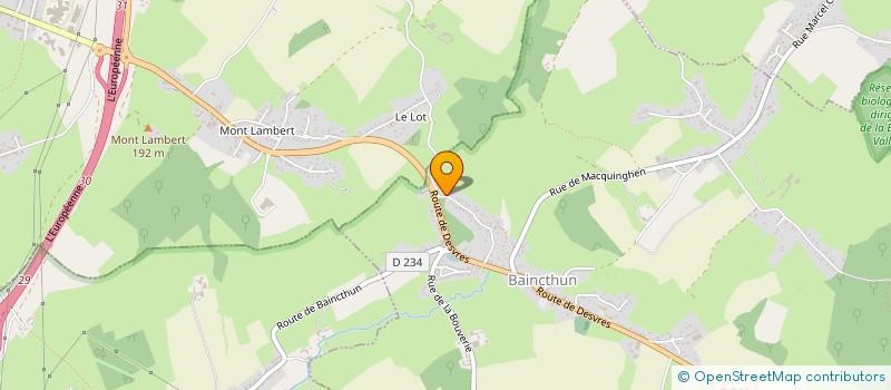 localisation de l'entreprise FAMILYA  BAINCTHUN