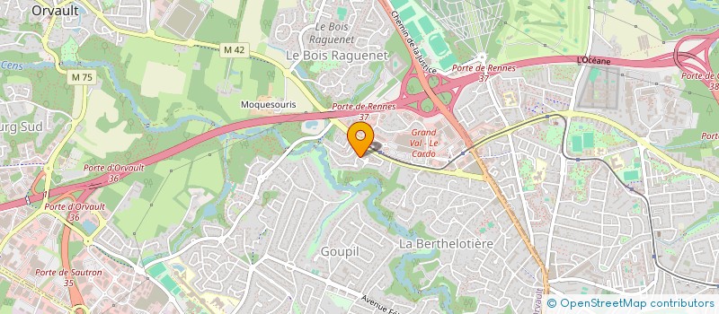 localisation de l'entreprise FAMILYB à ORVAULT