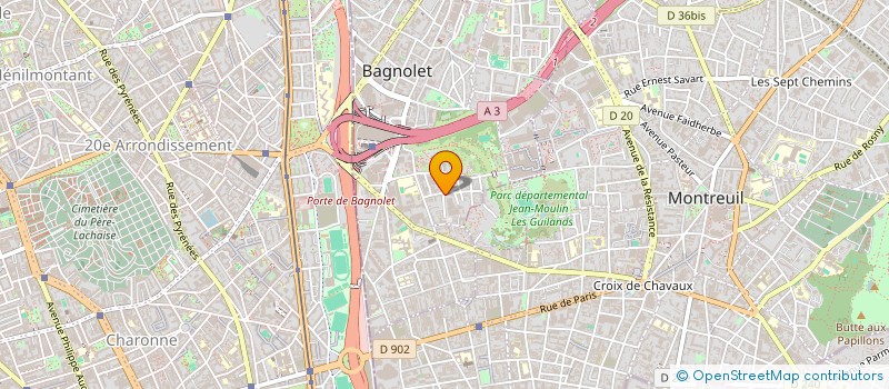 localisation de l'entreprise FAMILYBFAB à BAGNOLET