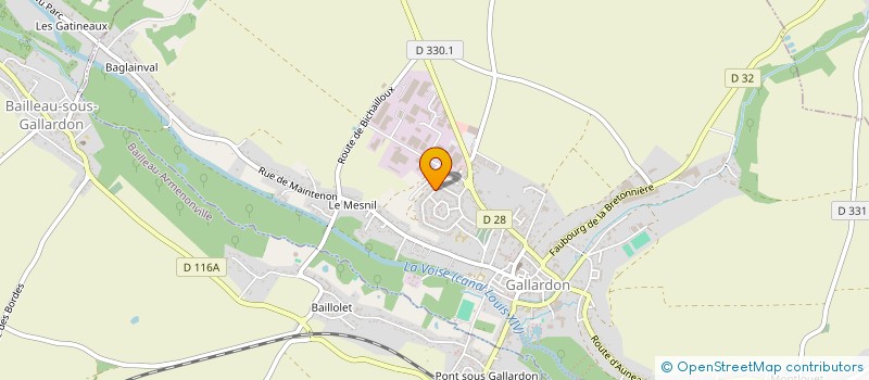 localisation de l'entreprise FAMILYCONSEIL à GALLARDON