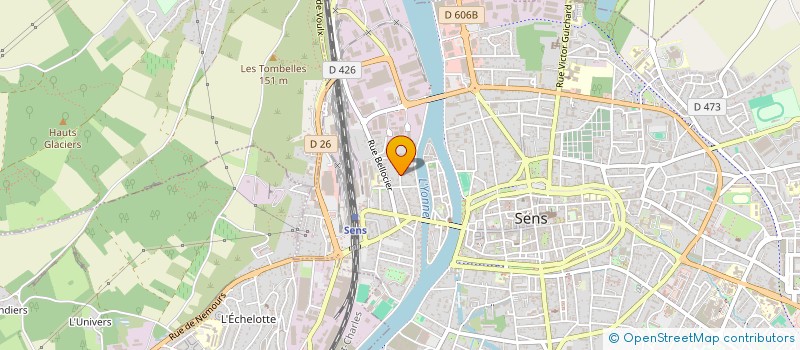 localisation de l'entreprise FAMILYGEST à SENS