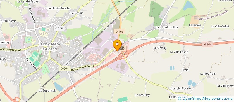 localisation de l'entreprise FAMILYLAND ILLE ET VILAINE  SAINT-MEEN-LE-GRAND