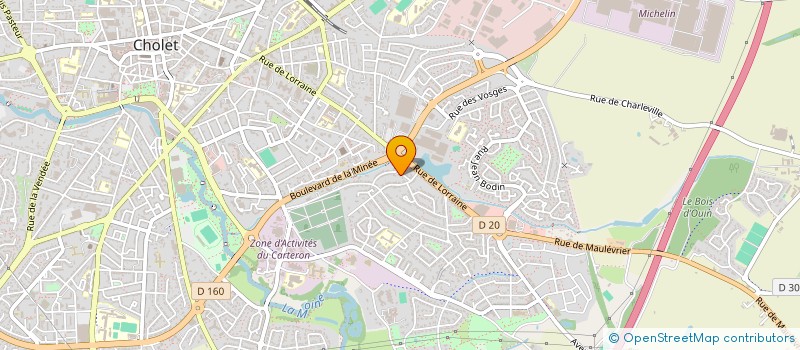 localisation de l'entreprise FAMILYMO à CHOLET