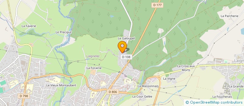 localisation de l'entreprise FAMILYMO  FOUGERES