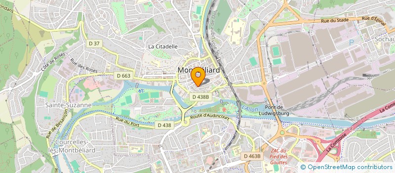 localisation de l'entreprise FAMILYRAG à MONTBELIARD
