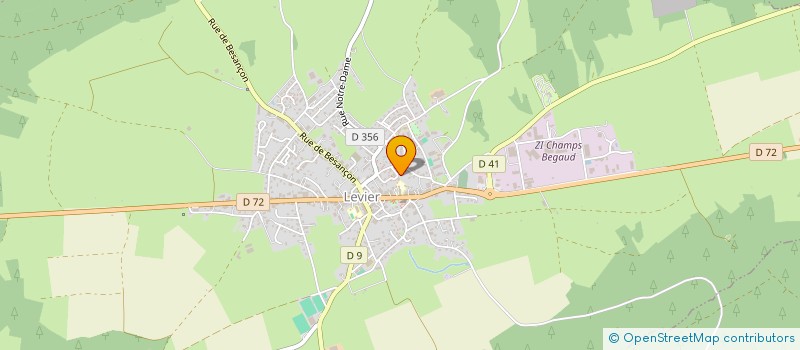 localisation de l'entreprise FAMILYS'AZUR  LEVIER