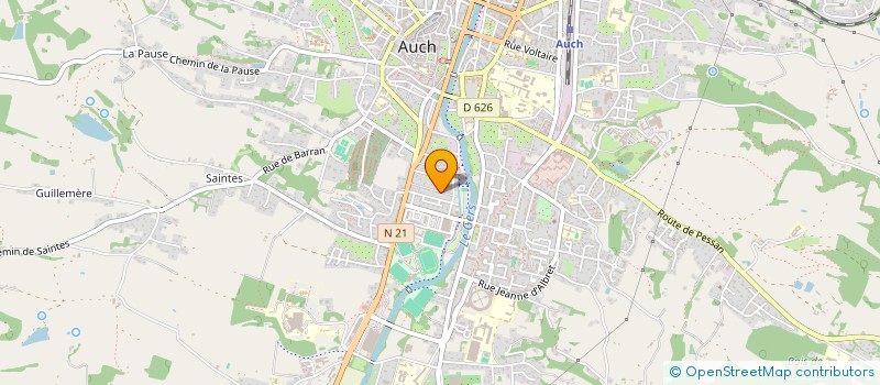 localisation de l'entreprise FAMINIBOC à AUCH