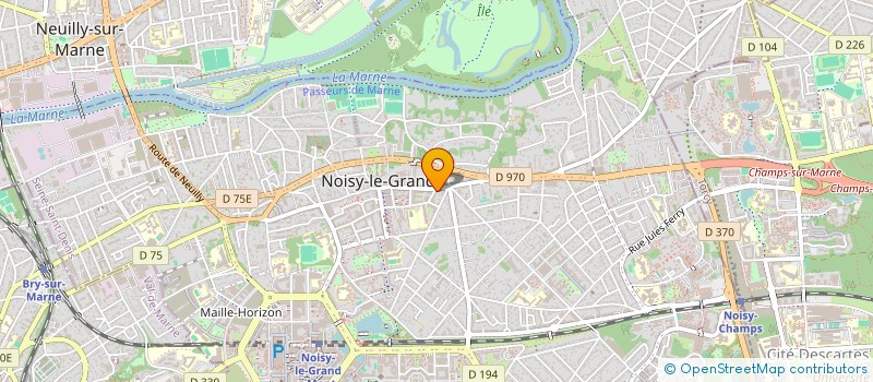 localisation de l'entreprise FAMINVEST  NOISY-LE-GRAND