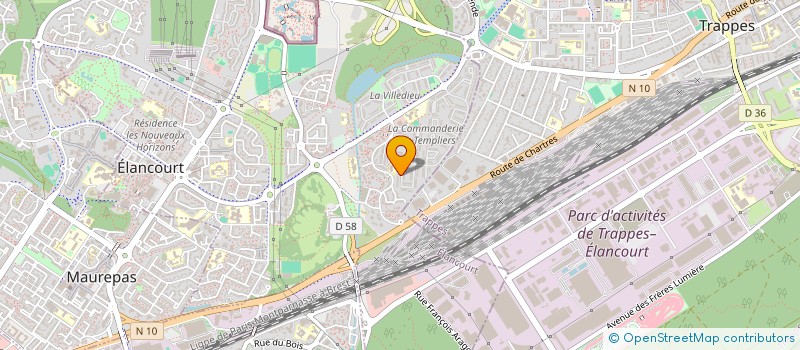 localisation de l'entreprise FAMIREA  ELANCOURT