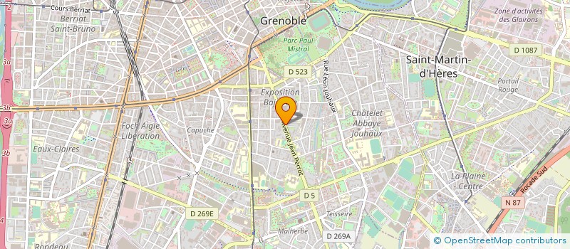localisation de l'entreprise FAMK à GRENOBLE