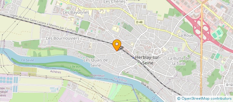 localisation de l'entreprise FAMLA PARIS LA BRUYERE  HERBLAY-SUR-SEINE