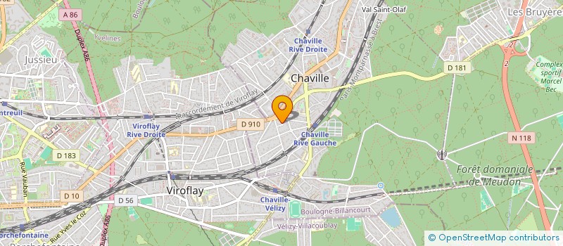 localisation de l'entreprise FAMLAB à CHAVILLE