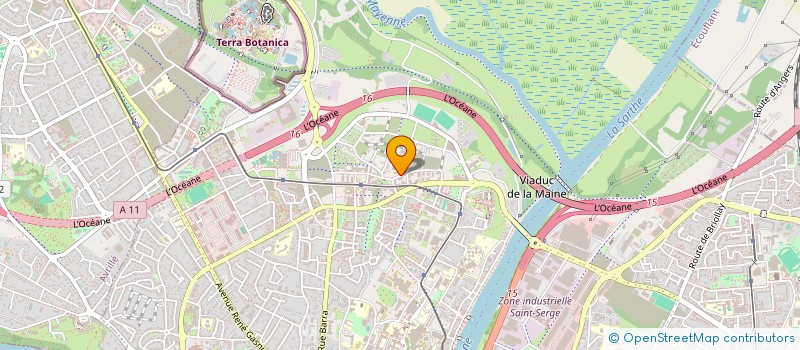 localisation de l'entreprise FAMM à ANGERS