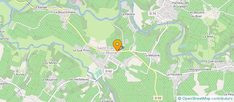 localisation de l'entreprise FAMMZ INVEST  SAINT-FIACRE-SUR-MAINE