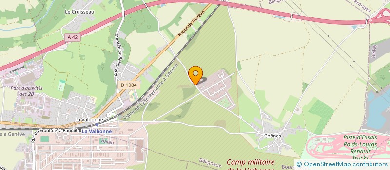 localisation de l'entreprise FAMN DE SAINT MAURICE à BELIGNEUX