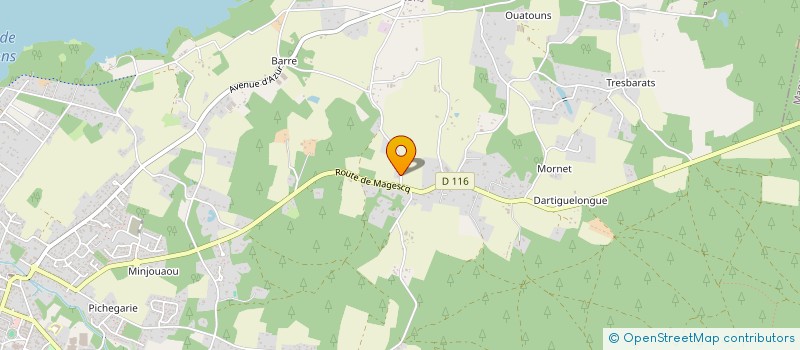 localisation de l'entreprise FAMNUE  SOUSTONS