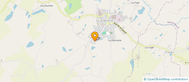 localisation de l'entreprise FAMOB LOISIRS à MONCOUTANT-SUR-SEVRE