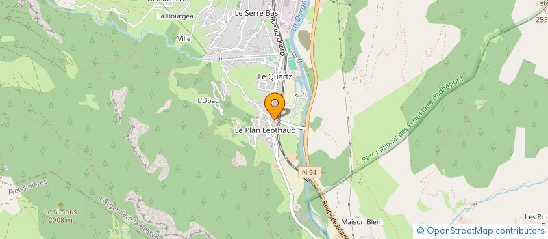 localisation de l'entreprise FAMOCA  L'ARGENTIERE-LA-BESSEE