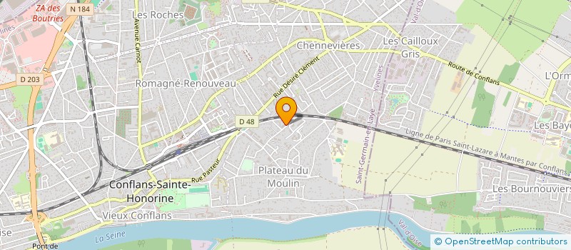 localisation de l'entreprise FAMOH HOLDING  CONFLANS-SAINTE-HONORINE