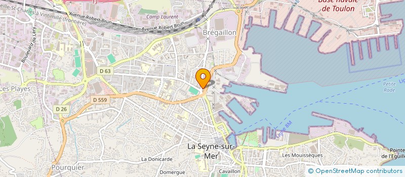 localisation de l'entreprise FAMOS BATIMENT à LA SEYNE-SUR-MER