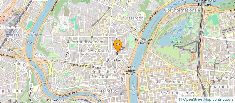 localisation de l'entreprise FAMOSA à LYON 4EME