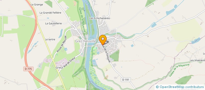 localisation de l'entreprise FAMOUS  ERDRE-EN-ANJOU