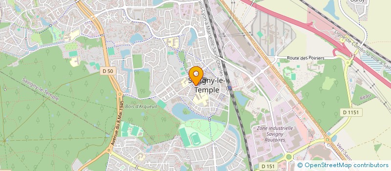 localisation de l'entreprise FAMOUS' LOC  SAVIGNY-LE-TEMPLE