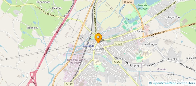 localisation de l'entreprise FAMOUS PIZZA à CAUSSADE