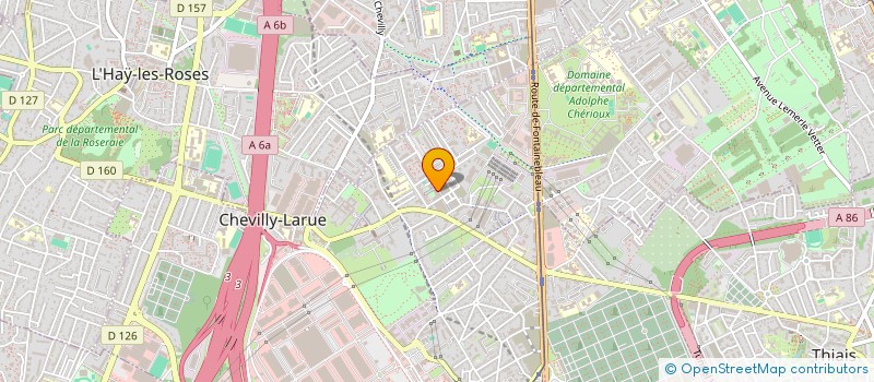 localisation de l'entreprise FAMOYA  CHEVILLY-LARUE