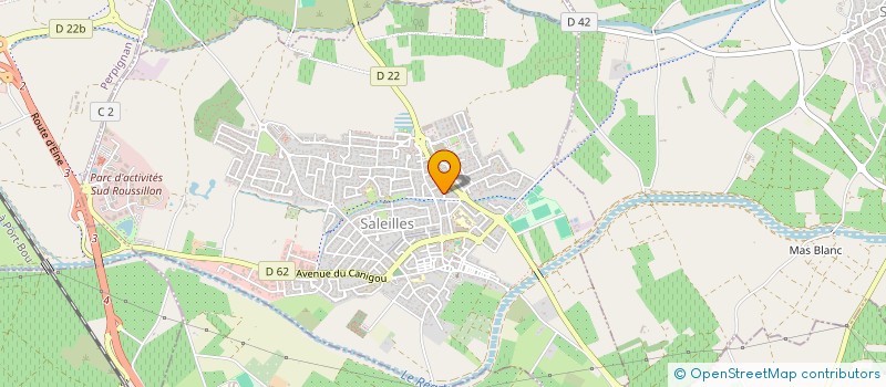 localisation de l'entreprise FAMOZZANINO  SALEILLES