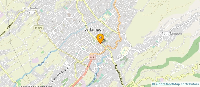 localisation de l'entreprise FAMPRYX à LE TAMPON