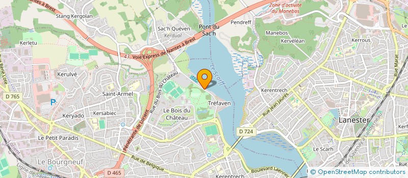 localisation de l'entreprise FAMS à LORIENT