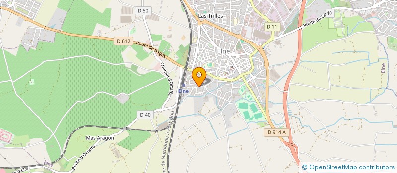 localisation de l'entreprise FAMSA  ELNE