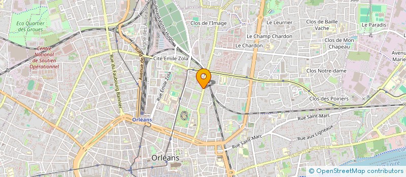 localisation de l'entreprise FAMSOREAU à ORLEANS